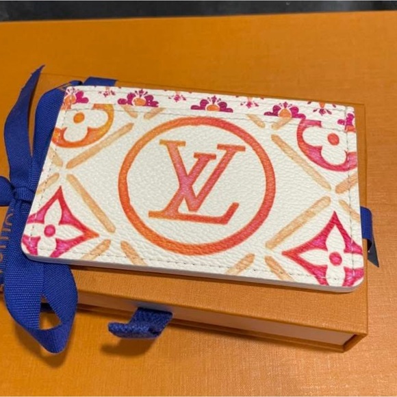 Louis Vuitton Handbags - Louis Vuitton 2024 By the Pool Cardholder Coral Tiles